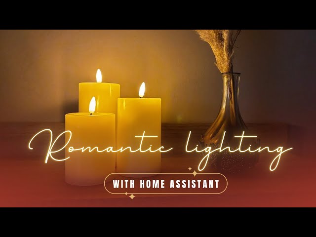 Automatically control LED candles with ESPHome and Home Assistant