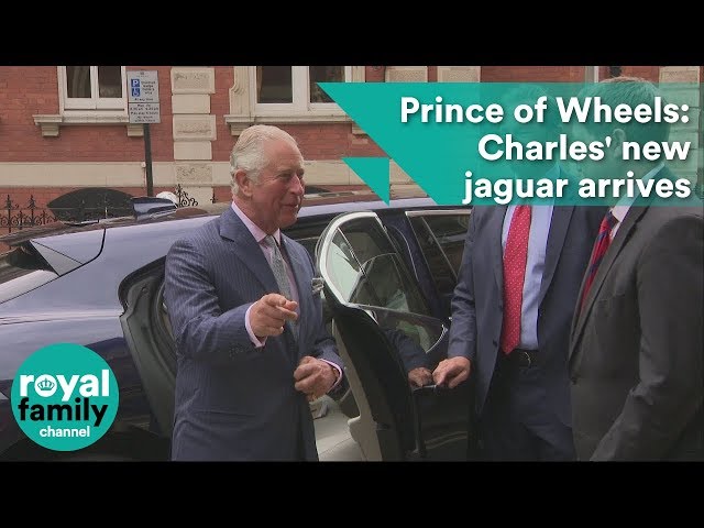 Prince of Wheels: Charles' new jaguar arrives