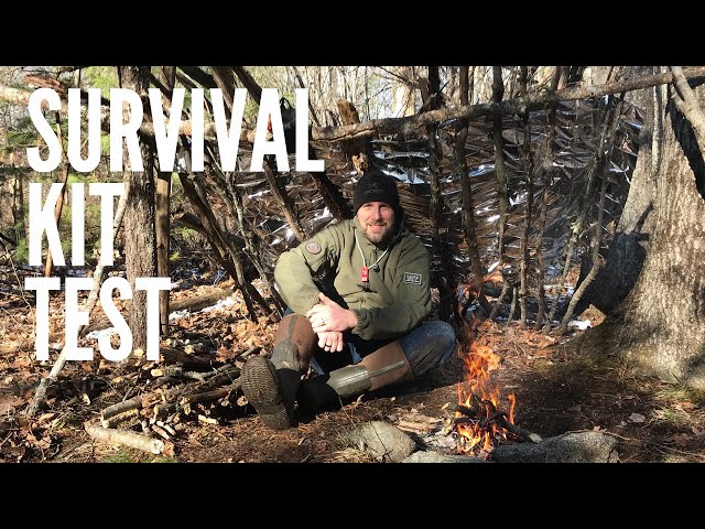 Compact Survival Kit Scenario Test - Part 2: Lost Hunter or Hiker | Fire, Shelter, Signal
