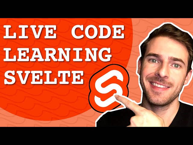 Learning Svelte for the first time live code