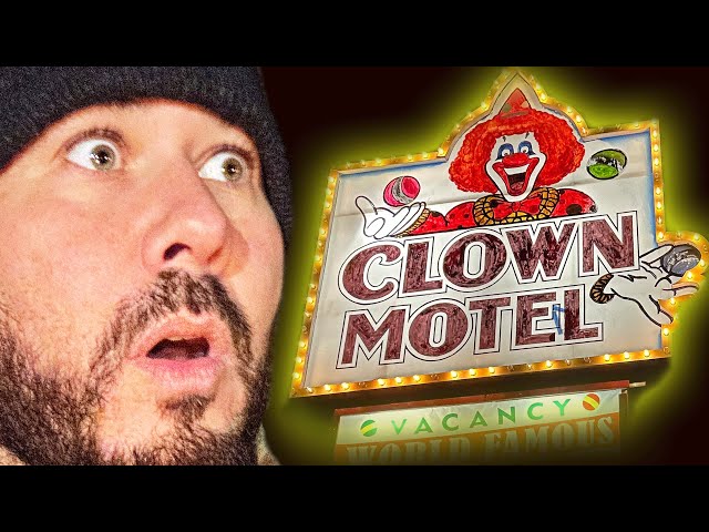 Overnight In USA’s Most Haunted Motel (Clown Motel)