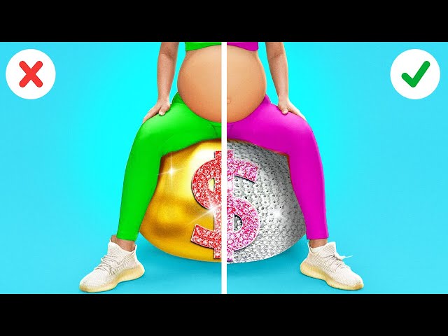 RICH VS POOR PREGNANT ||Funny Pregnancy Situations And Ideas By 123 GO!LIVE