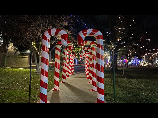 Bronson Park Christmas Lights - Kalamazoo, Michigan