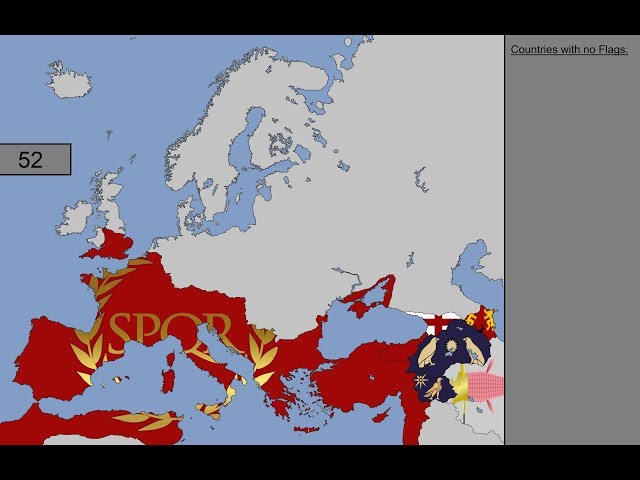 (Preview) Europe: Timeline of National Flags: 1 AD - 1000