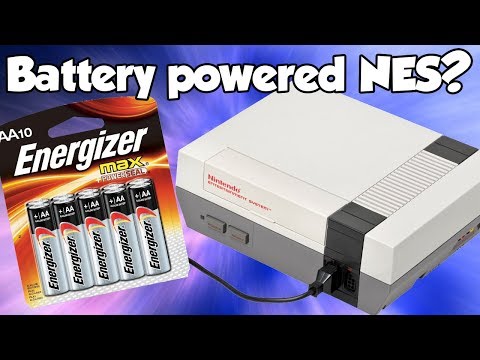 Can you run an NES from AA batteries?