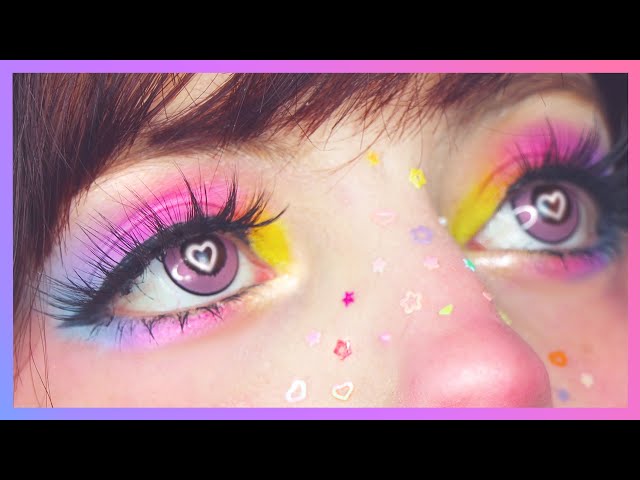 ✨🌈 Cute Rainbow Makeup with Morphe Products 🌈✨