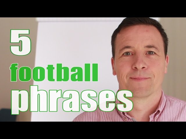 Advanced English lesson: 5 football idioms
