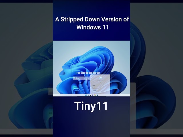 Tiny 11 : Stripped Version of Windows 11 #windows #tiny #tiny11