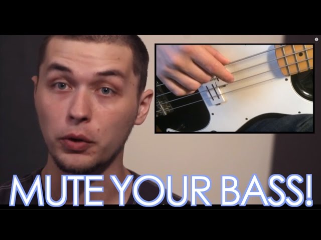 Bass Muting Technique (Controlling Your Tone) [ AN's Bass Lessons #1 ]