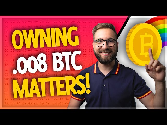 Owning .008 BTC is actually a big deal! (It's NOT too late)