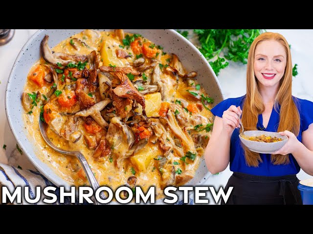 The Best Creamy Mushroom Stew with Bacon | The Ultimate Comfort Food!