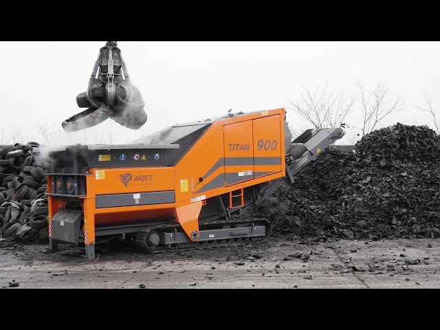TITAN 900 - A real problem solver in the field of scrap tire disposal