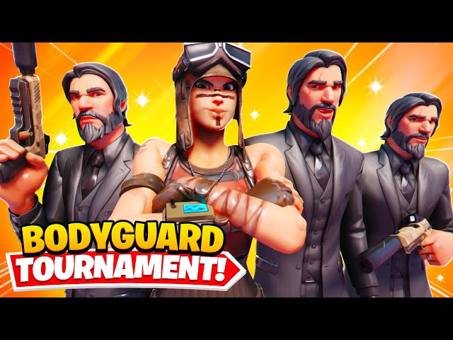I Hosted a BODYGUARD Tournament for $100 in Fortnite... (new gamemode)