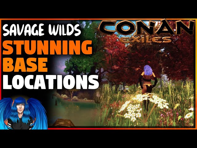 MY TOP 10 BASE LOCATIONS- Savage Wilds Mod | Conan Exiles |