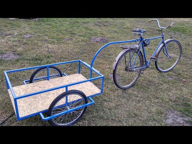 Bicycle Trailer Homemade DIY велоприцеп