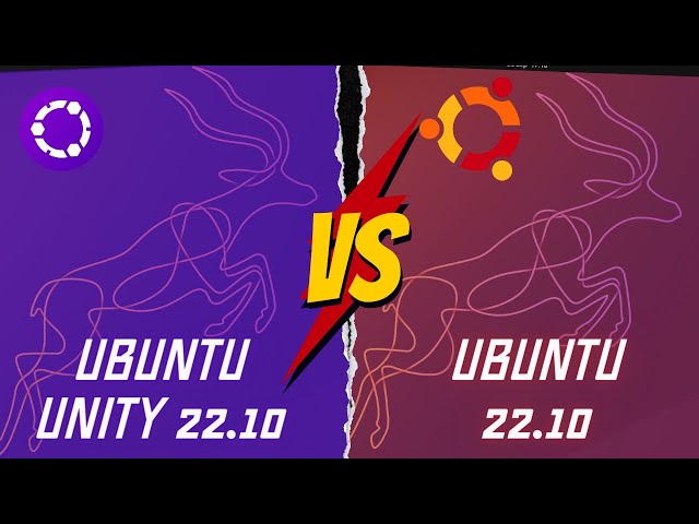 Ubuntu Unity 22.10 VS Ubuntu 22.10 (RAM Consumption)