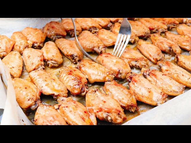 I no longer fry chicken wings! Even my grandmother was amazed when she tried it! ASMR