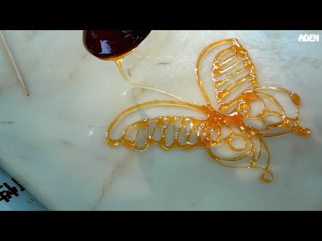 Sugar Paintings: Butterfly, Dragonfly, Chicken and Dragon