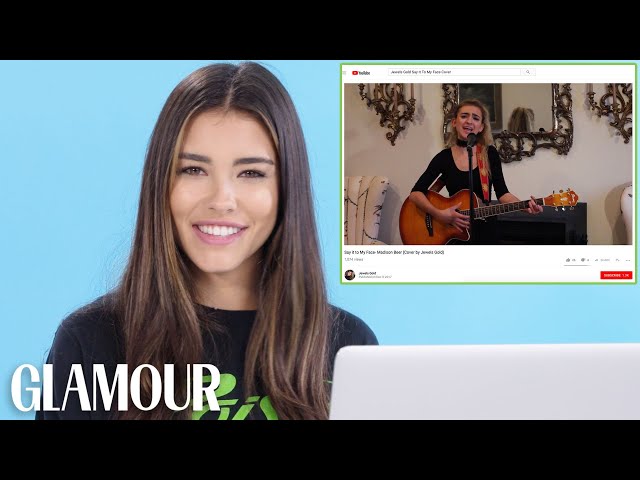 Madison Beer Watches Fan Covers On YouTube | You Sang My Song | Glamour
