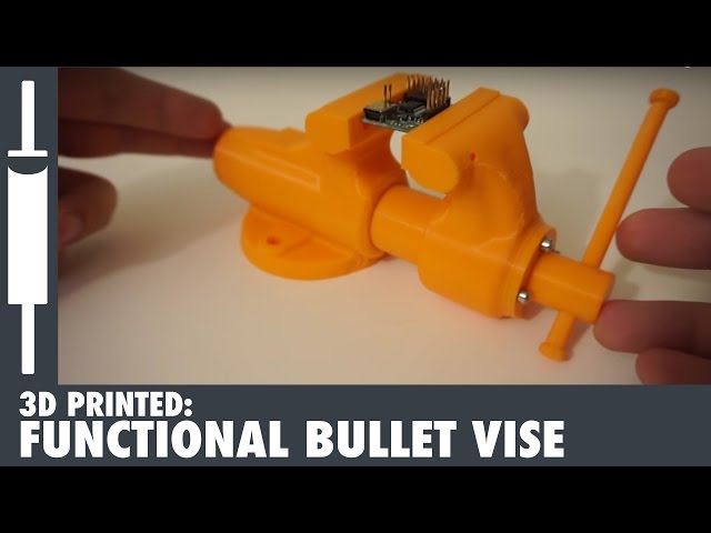 3D Printing a Model of a Functional Vise! Created from the Ox Tools, Wilton Baby Bullet Vise project