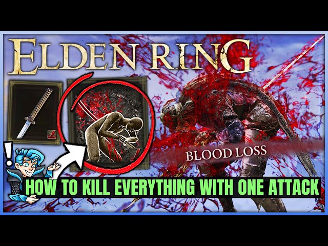 Bleed is OVERPOWERED - One Shot Bleed on EVERY Attack - Best High Damage Elden Ring Dex Build Guide!