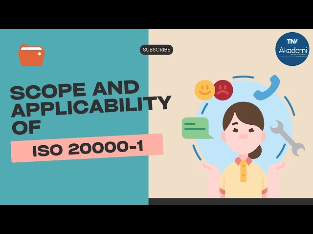 Scope and Applicability of ISO 20000-1 : 2018