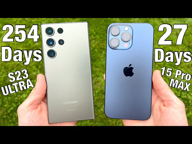 Samsung S23 Ultra vs iPhone 15 Pro Max Real Life User Comparison!