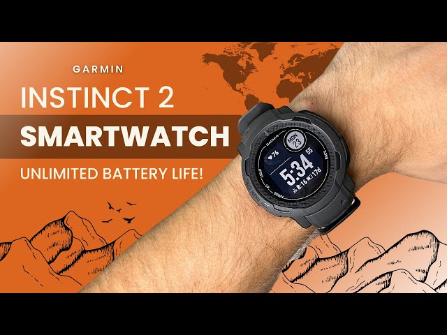 Garmin Instinct 2: Review | Smartwatch with UNLIMITED battery life!