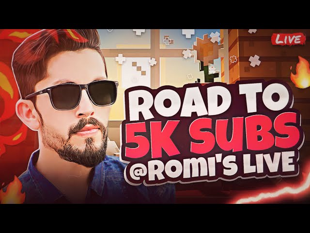 ROAD TO 5K | GAMES | CHILL STREAM |- ROMI's LIVE❤️