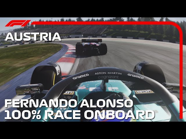 F1 2023 Austrian GP - Fernando Alonso 100% Race Onboard at Spielberg
