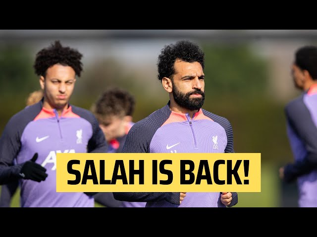 Mo Salah is BACK! | Liverpool FC Training pre-Sparta Prague