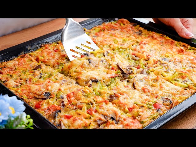 Better than pizza! I cook this vegetable casserole 3 times a week! Healthy and delicious!