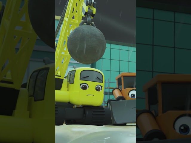 Scout is Saved! 🚧 🚜 #rescue | Digley and Dazey #shorts | Kids Construction Truck Cartoons