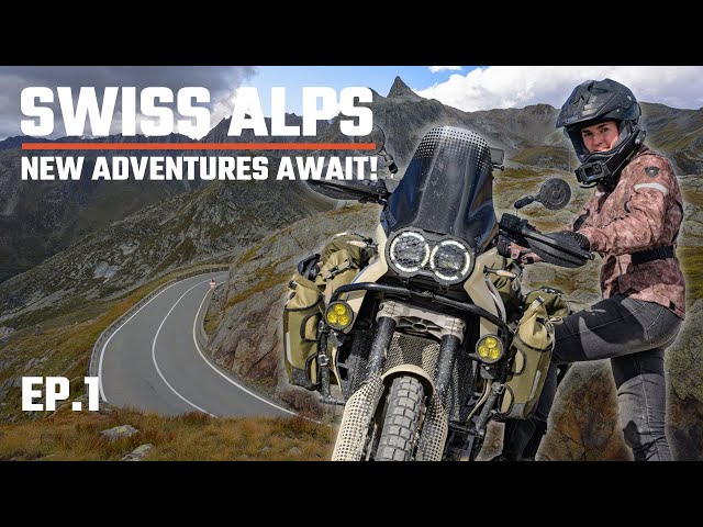Starting my SWISS Alps SOLO motorcycle trip - Exploring the mountains - Great St Bernard pass - EP.1