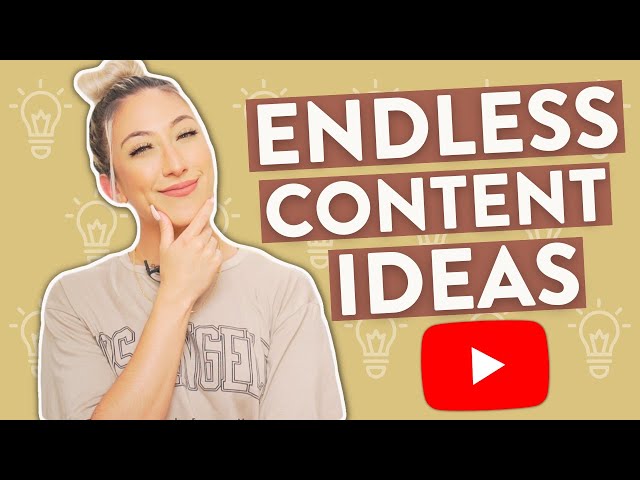 HOW TO GET YOUTUBE CONTENT IDEAS | PLUS 10 Topic Ideas To Help You Get Started On YouTube