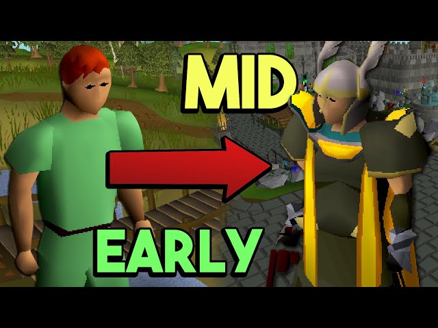 Top 10 Goals for Early Game OSRS Players to get you into the Mid Game