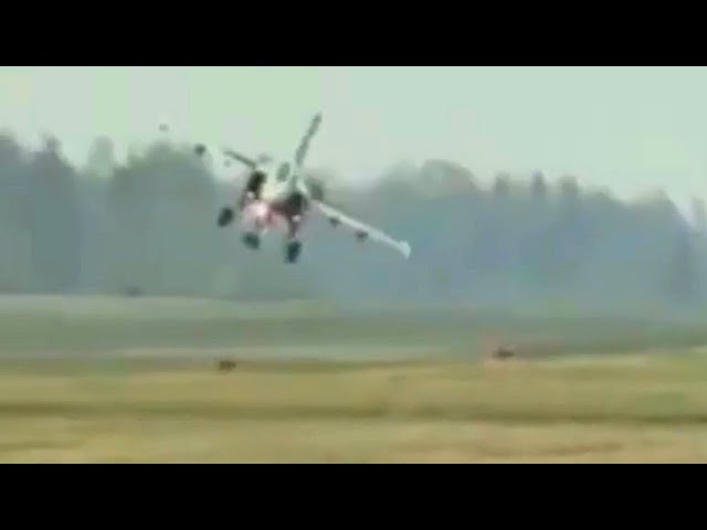 Fighter Jet Crashes While Landing