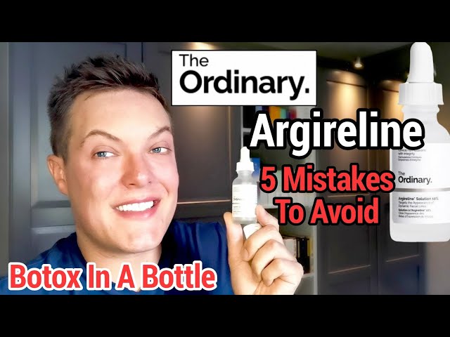 MAXIMUM ANTI AGING - How To Use The Ordinary Argireline Solution 10
