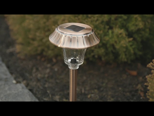 Duracell 8-Piece Solar Pathway Lights with Color Lock Technology on QVC