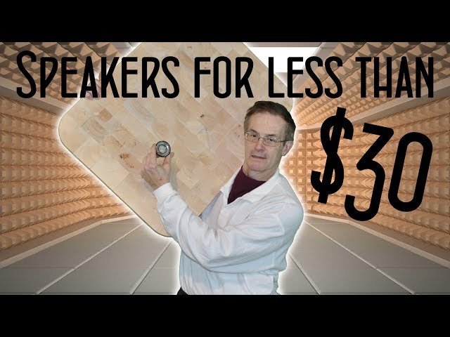 Fantastic DIY Speakers for less than $30!