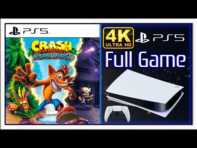 Crash Bandicoot N. Sane Trilogy (PS5) - Full Game Walkthrough / Longplay (4K60ᶠᵖˢ UHD)