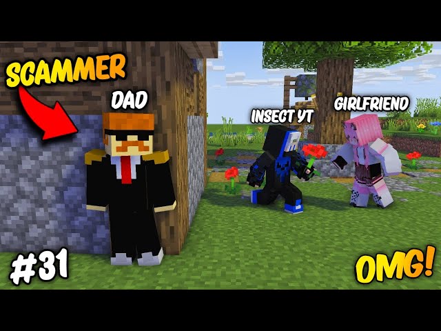 😱i Became My Girlfriend Father To Troll MY Cute Girlfriend in Minecraft | Mega Episode | #31
