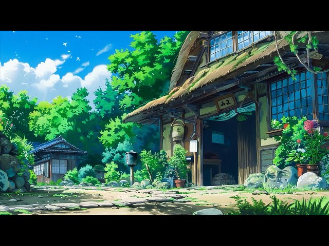 Chill Spring Morning 🍃 Lofi Spring Vibes 🍃 Ghibli Lofi To Make You Feel You're In The Ghibli World