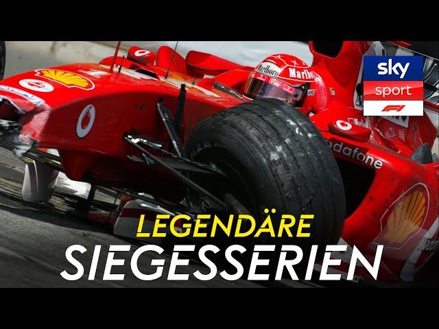 Schumacher, Senna & Verstappen: Jede Siegesserie hat ein Ende