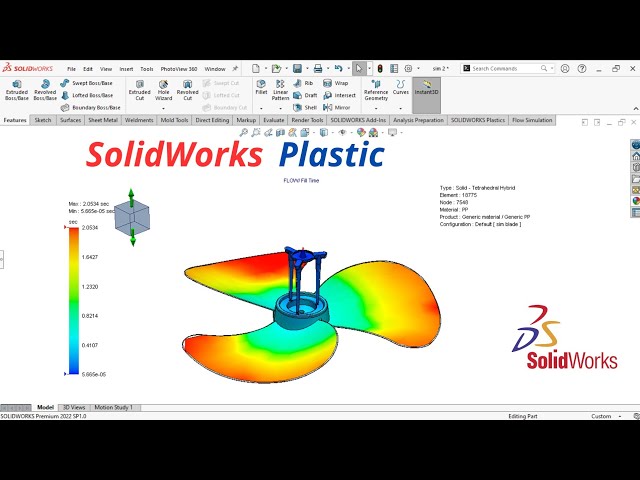 SolidWorks Plastic - Fan Blade (Member#3)