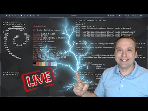 🔴 Live - Building a New Linux Experience - The Top Bar