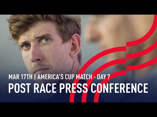 The 36th America’s Cup | Post Race Press Conference Day 7