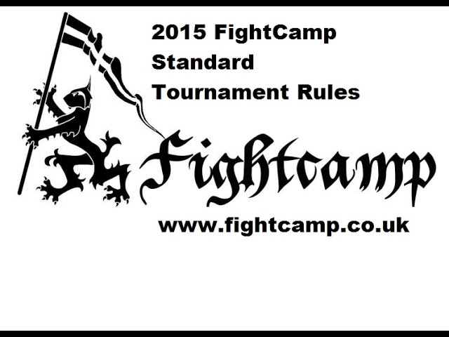 FightCamp 2015 standard tournament rules - historical fencing