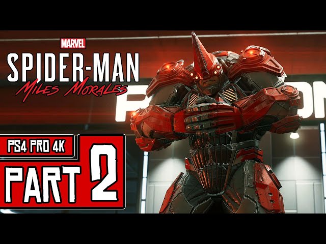 SPIDER-MAN: Miles Morales Walkthrough PART 2 (4K) Full Game Gameplay No Commentary