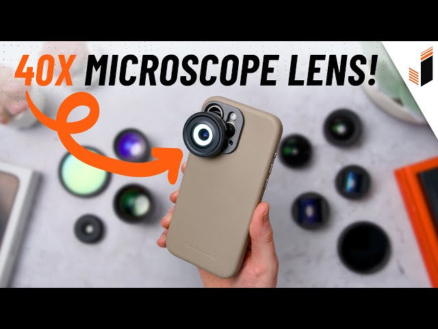 Every SANDMARC Lens on iPhone 15 Pro Max - 40x Microscope!